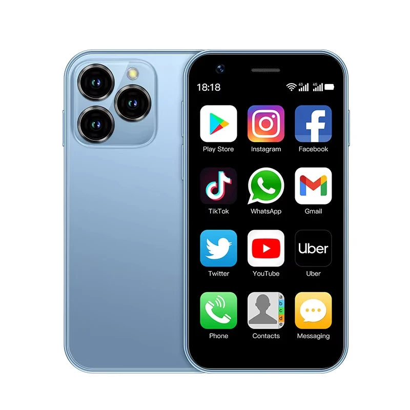 The smart phone in your pocket! SOYES XS16 3-inch Android 8.1 Mini Phone 4G Network Dual SIM Card 3+64G Memory with Play Store