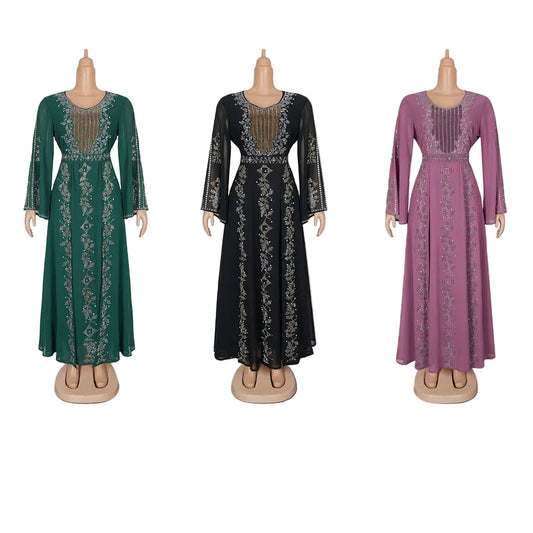 Lyxig abaya/kaftan - Klänning