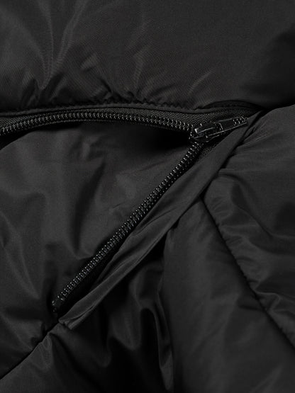 Damjacka med huva – midilång, dragkedja och justerbart bälte