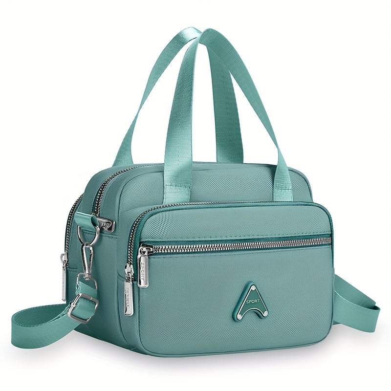 Dam handväska – Nylon med justerbar rem & flera fack