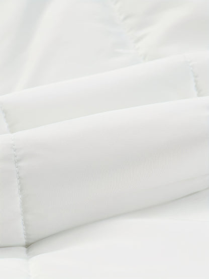 Damjacka med huva – midilång, dragkedja och justerbart bälte