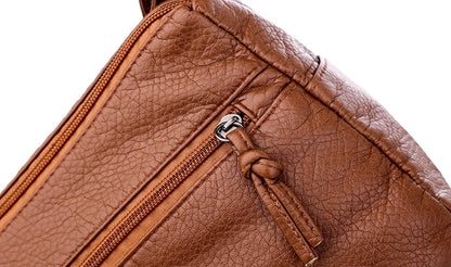 Dam Handväska – PU Läder Axelremsväska i Trendig Design