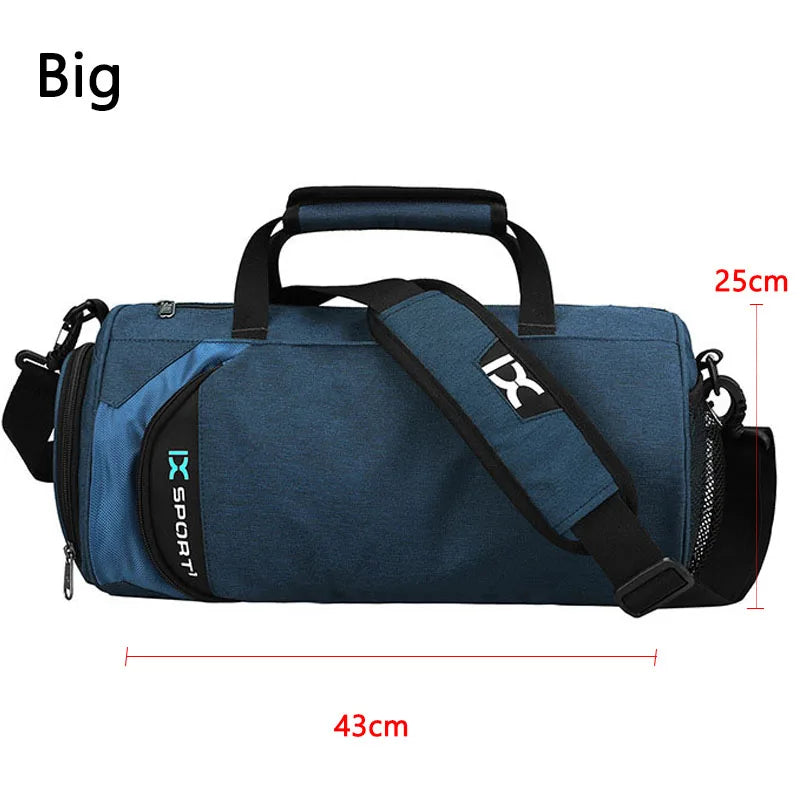 Men Gym Bag Dry Wet For Training Bag Tas Fitness Travel Sac De Sport Outdoor Sports Swim Women Gymtas Yoga Shoes Bag XA103+WA
