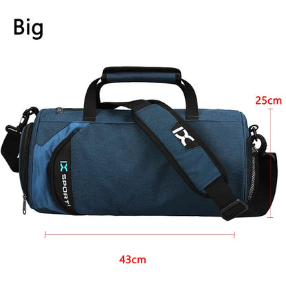 Men Gym Bag Dry Wet For Training Bag Tas Fitness Travel Sac De Sport Outdoor Sports Swim Women Gymtas Yoga Shoes Bag XA103+WA