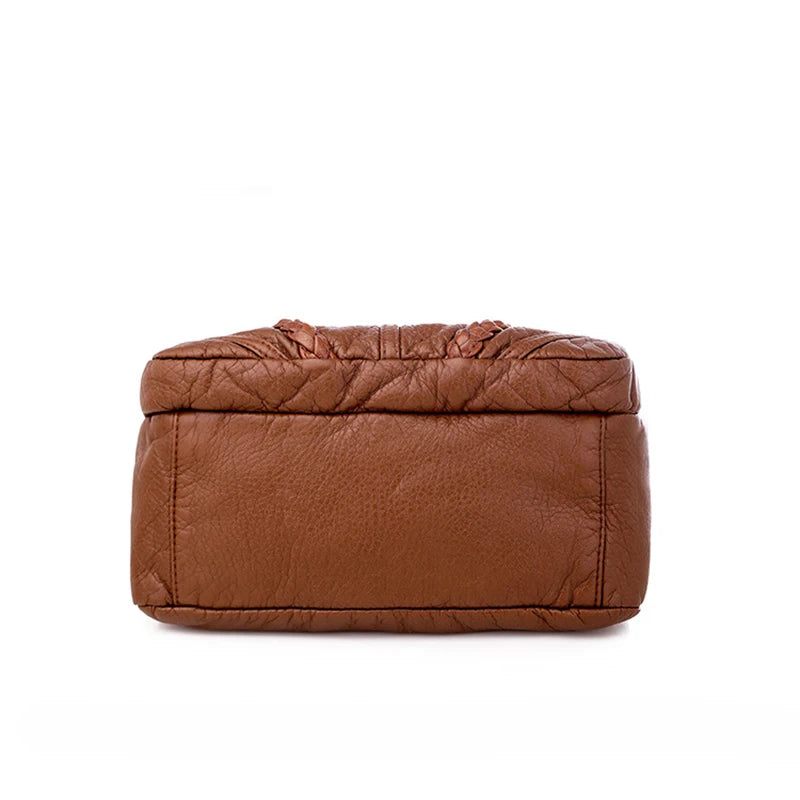 Dam Handväska – PU Läder Axelremsväska i Trendig Design