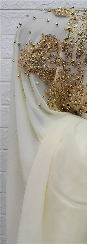 Chiffon sjal - användas som underscarf eller huvudduk