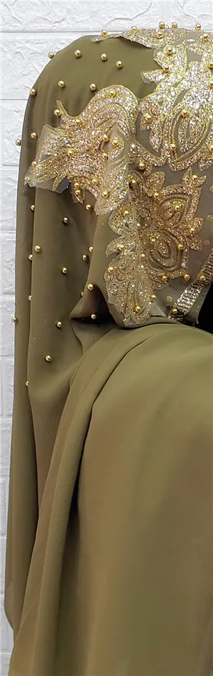 Chiffon sjal - användas som underscarf eller huvudduk