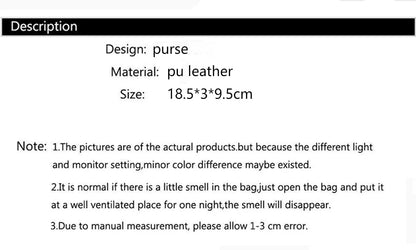 Large Capacity Women's Dull Polish Leather Wallet Double Zipper Clutch Wristlet Purse Phone Coin Card Holder Multi-pocket Wallet