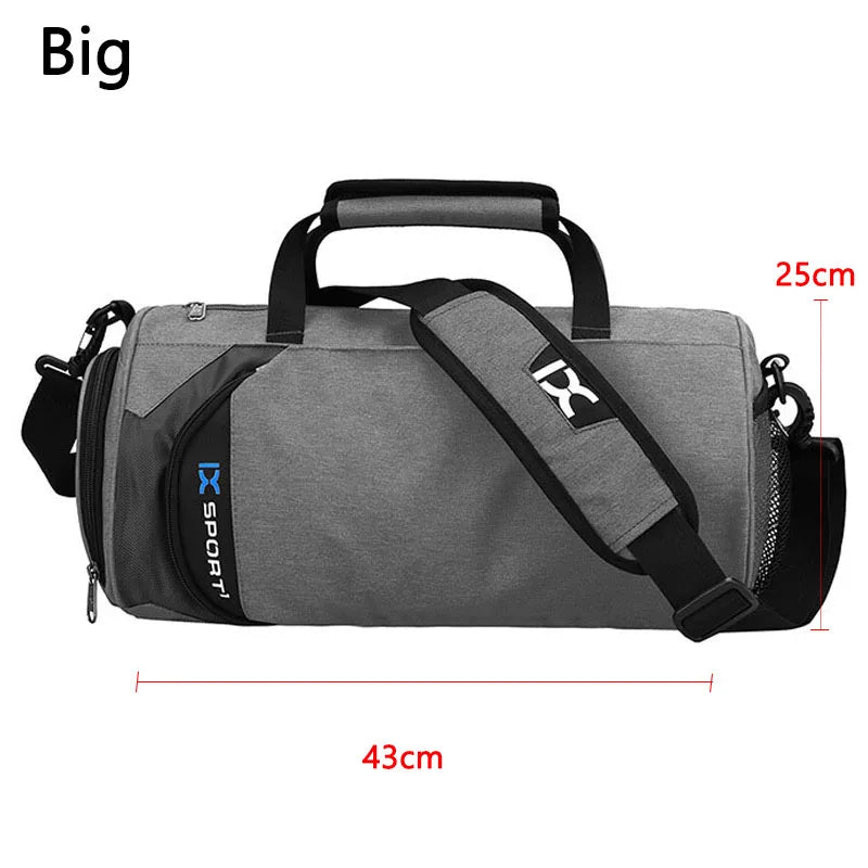 Men Gym Bag Dry Wet For Training Bag Tas Fitness Travel Sac De Sport Outdoor Sports Swim Women Gymtas Yoga Shoes Bag XA103+WA