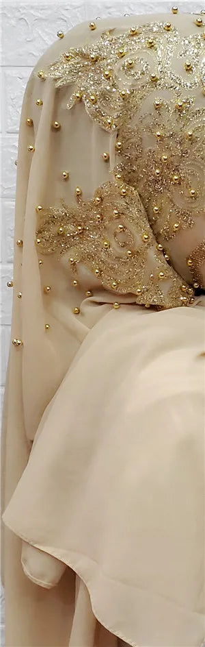 Chiffon sjal - användas som underscarf eller huvudduk