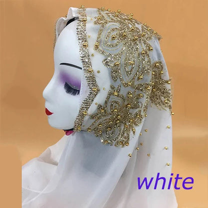 Chiffon sjal - användas som underscarf eller huvudduk