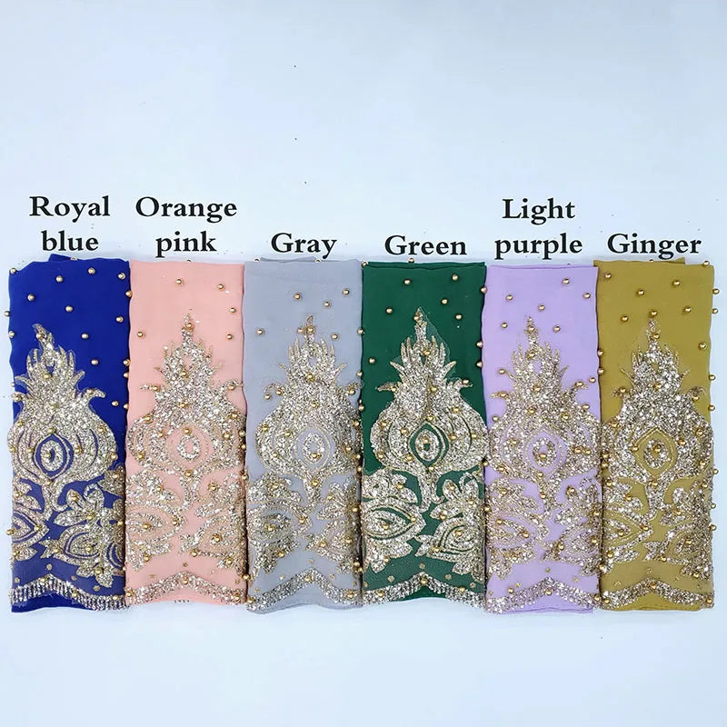 Chiffon sjal - användas som underscarf eller huvudduk