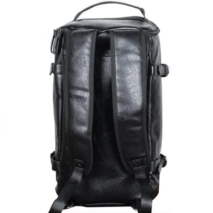 Scione PU Leather Gym Bag – Elegant Sportväska med Skofack för Män (20–35L)