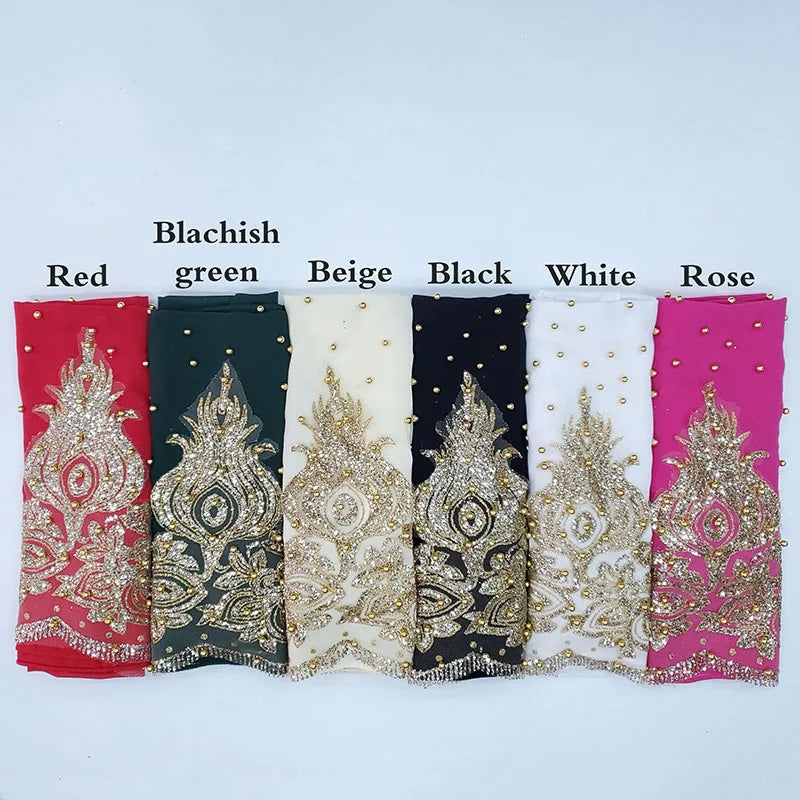 Chiffon sjal - användas som underscarf eller huvudduk