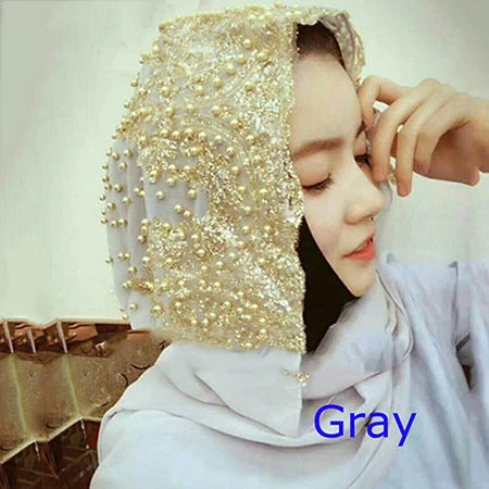 Chiffon sjal - användas som underscarf eller huvudduk