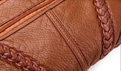 Dam Handväska – PU Läder Axelremsväska i Trendig Design