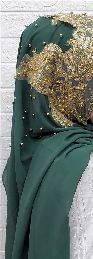 Chiffon sjal - användas som underscarf eller huvudduk