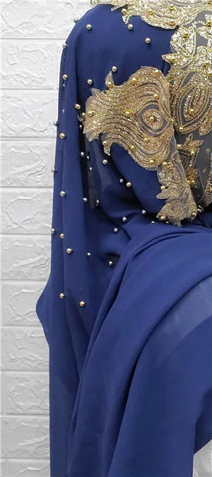 Chiffon sjal - användas som underscarf eller huvudduk