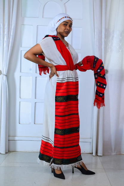 Kamise Traditionell Damklänning