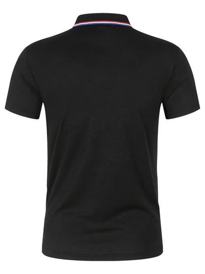 Herr pikétröja – Sommarens bekväma kortärmade polo i hög kvalitet