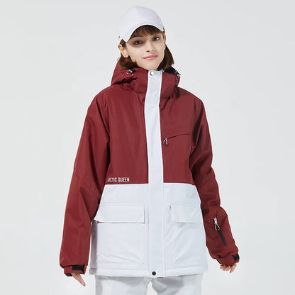 Men and Women Fashion Snow Suit, Winter Clothes Ski, Snow Ski Jacket and Pant Sets, Snowboarding Clothing, Unsex, -30 Warm