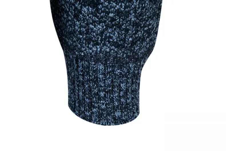 Herrkofta – Stickad jacka med dragkedja