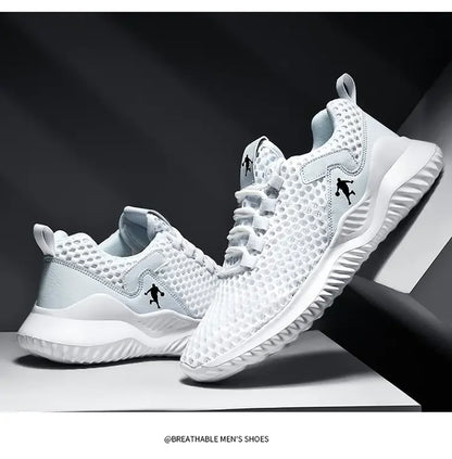 Vita Sneakers Unisex – Lätta & Andningsbara Skor för Vardag och Träning