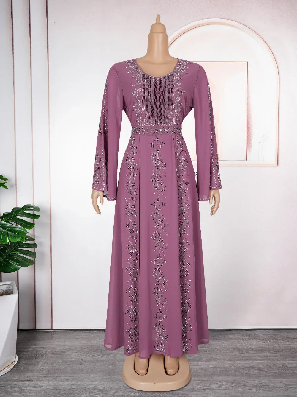 Lyxig abaya/kaftan - Klänning
