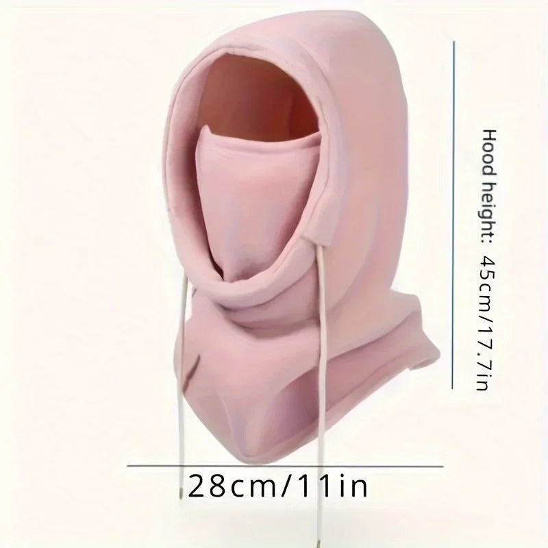Unisex Balaklava Vinter – Stickad Huva & Vindskyddande Mask