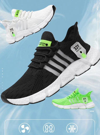 Herr sneakers – Andningsbara sportskor för promenad & träning