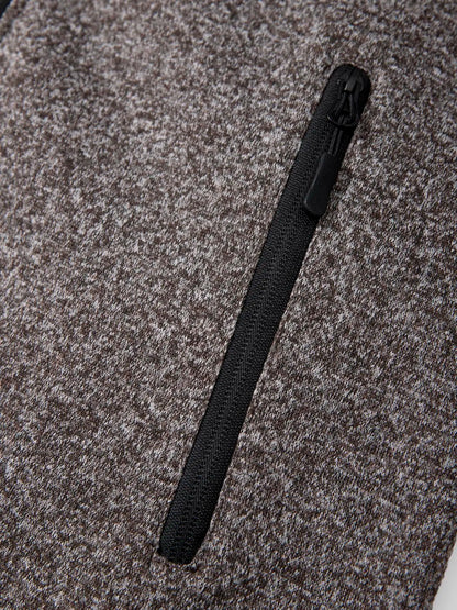 New Streetwear Men's Long Sleeve Sweatshirts for Men Zipper Hooded Oversize Winter Warm Jacket Coat Outdoor Tracksuit Men