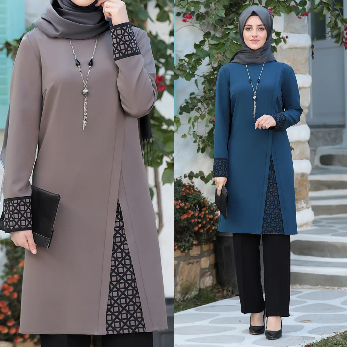 Tunic abaya - kombinerad med hijab