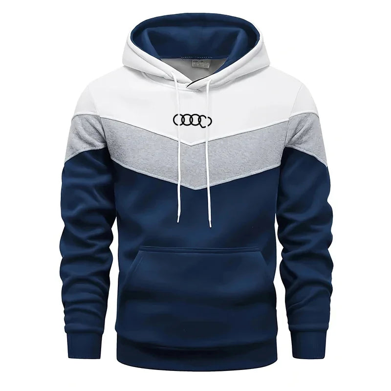 Herr tracksuit – Tricolor hoodie & byxor