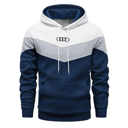 Herr tracksuit – Tricolor hoodie & byxor