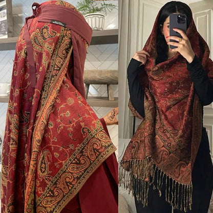 Pashmina Sjalsjal för Kvinnor – Höst & Vinter Hijab/Scarf