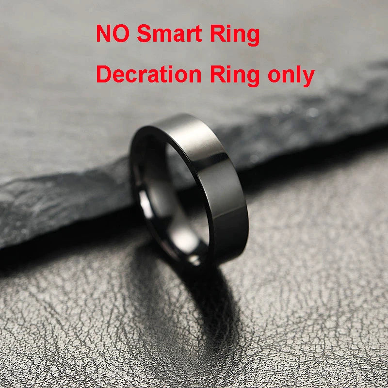 Smart Ring Display Screen Touch Health Monitor Gesture Swipe Video/Brush Tiktok 5ATM Waterproof Multi Sports Smartring Men Women