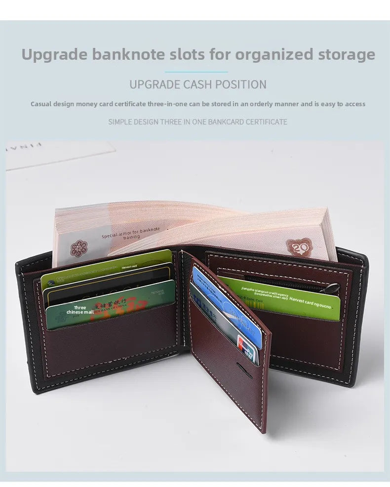 Slimmad Handvävd Läderplånbok för Män – Trendig, Smart & Lätt | Eurosane™ 2025