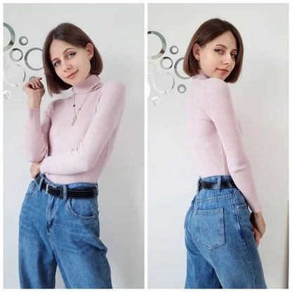 Heliar damtröja – Polokrage i mjuk stickad kashmir 2024