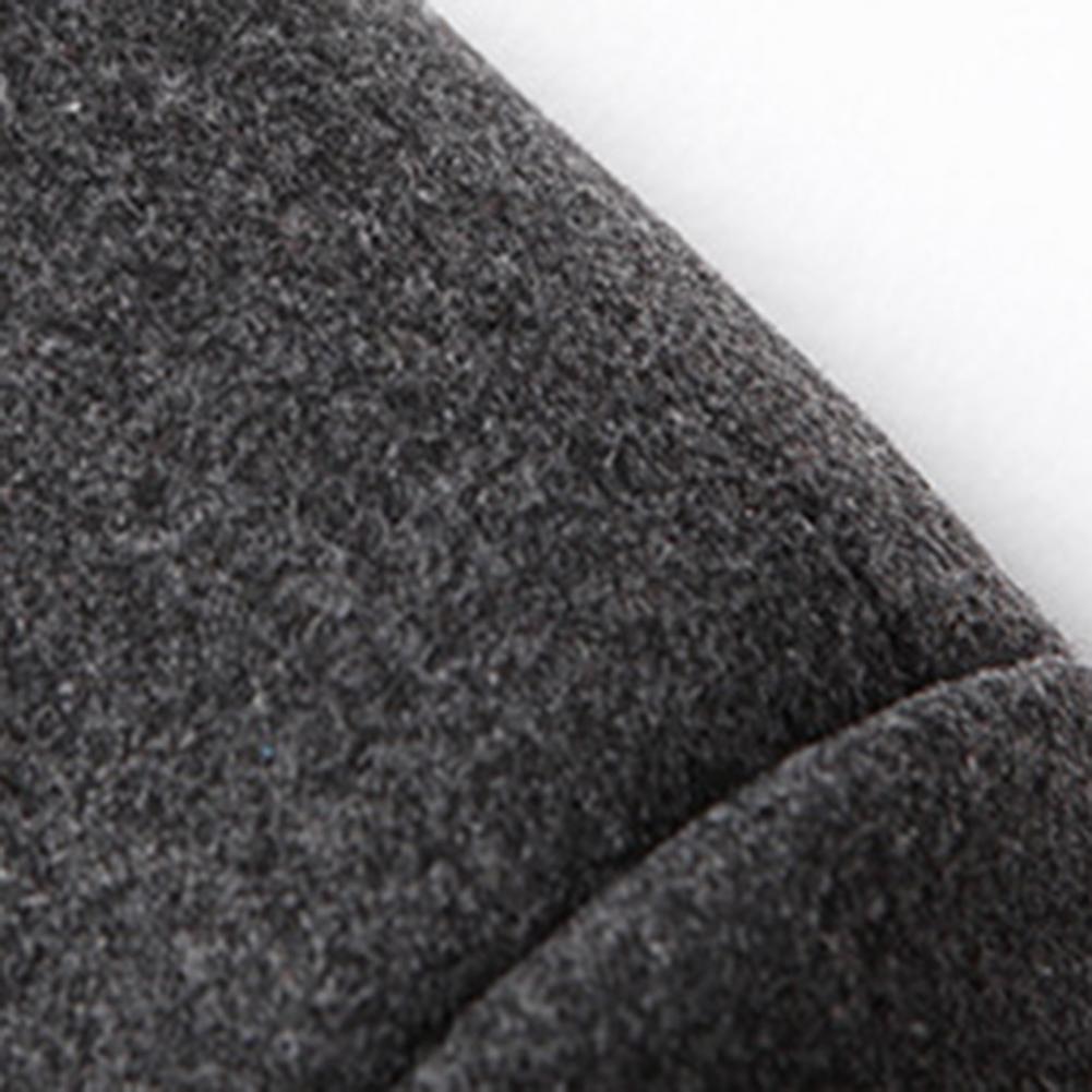 Woolen Coat Male Mid-Length Men Trench Coat Autumn Winter Pockets Single Breasted Slim Fit Windbreaker Coat Men Jacket Outwear