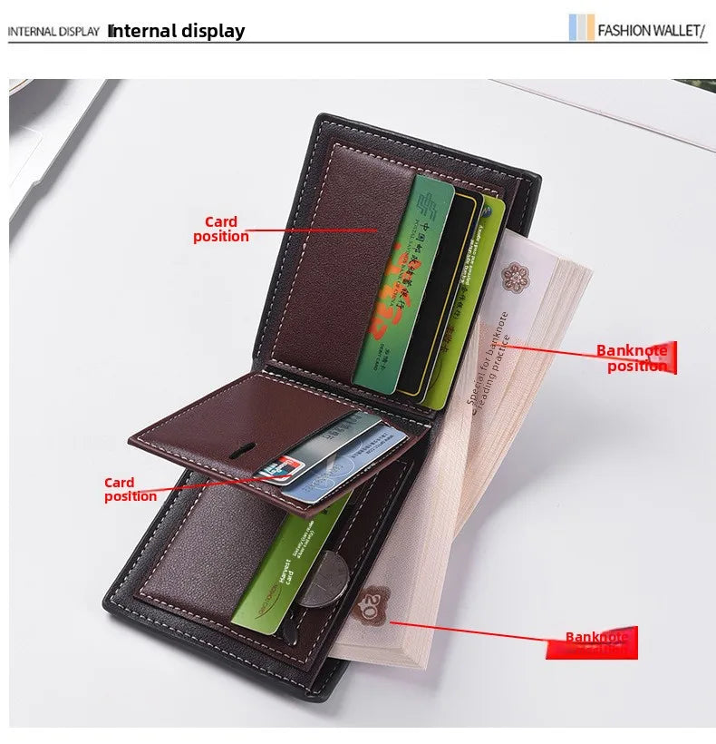 Slimmad Handvävd Läderplånbok för Män – Trendig, Smart & Lätt | Eurosane™ 2025