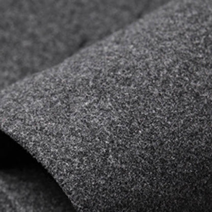 Woolen Coat Male Mid-Length Men Trench Coat Autumn Winter Pockets Single Breasted Slim Fit Windbreaker Coat Men Jacket Outwear