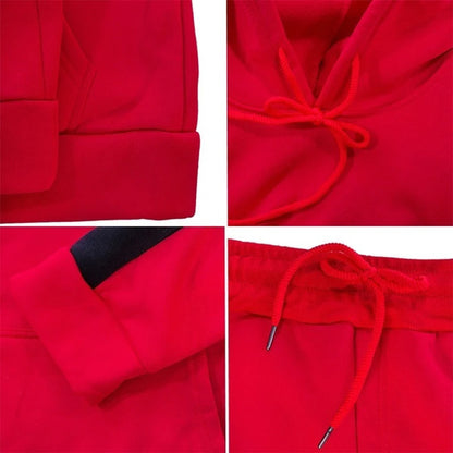 Herr tracksuit – 2-delad hoodie & byxor med print