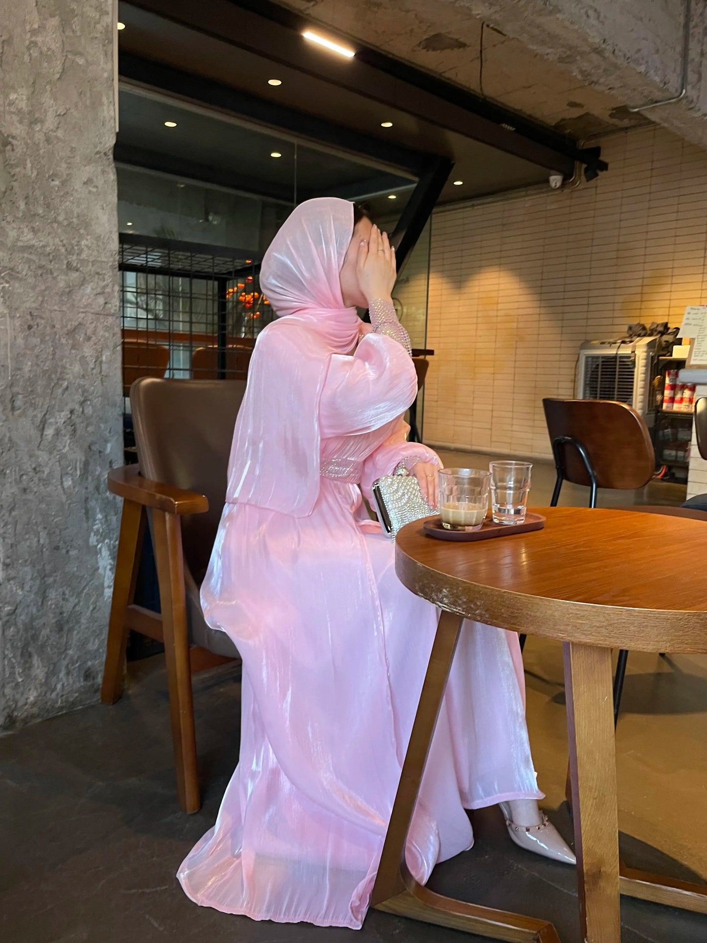 Chiffon abaya- kaftan / klänning