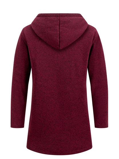 New Streetwear Men's Long Sleeve Sweatshirts for Men Zipper Hooded Oversize Winter Warm Jacket Coat Outdoor Tracksuit Men