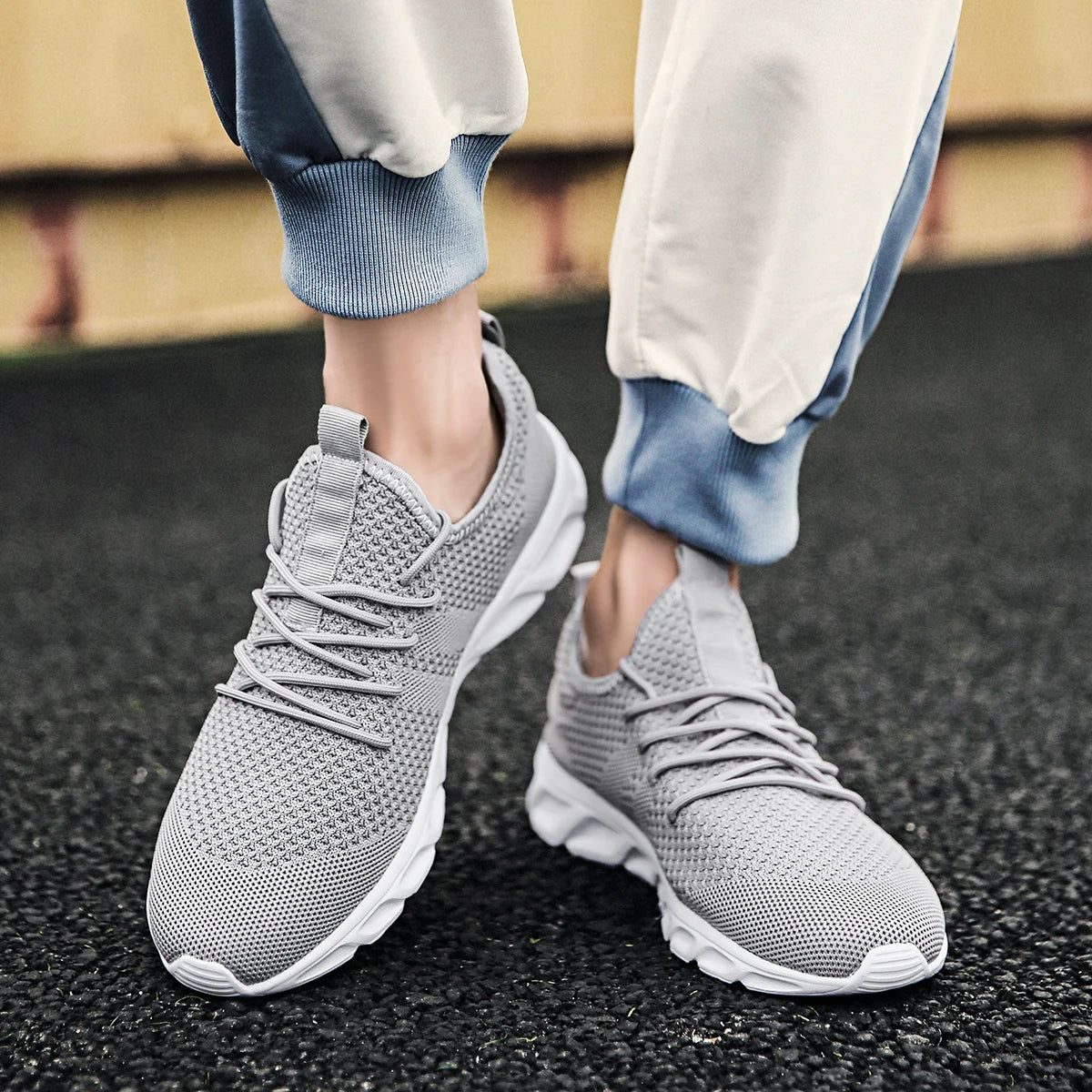 Lätta Herr Sneakers – Andningsbara Löparskor & Jogging