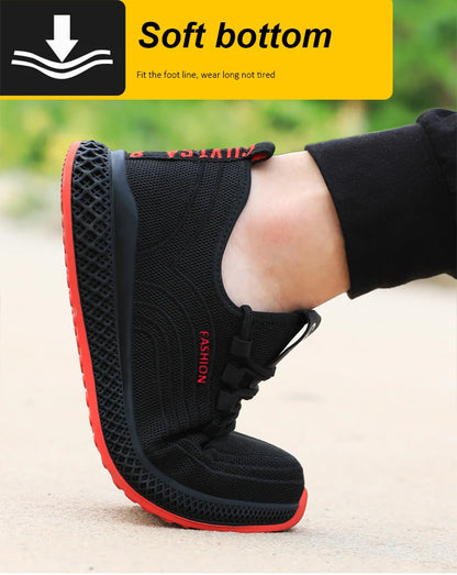 Arbetsskor med ståltå – Lätta och andningsbara skyddsskor