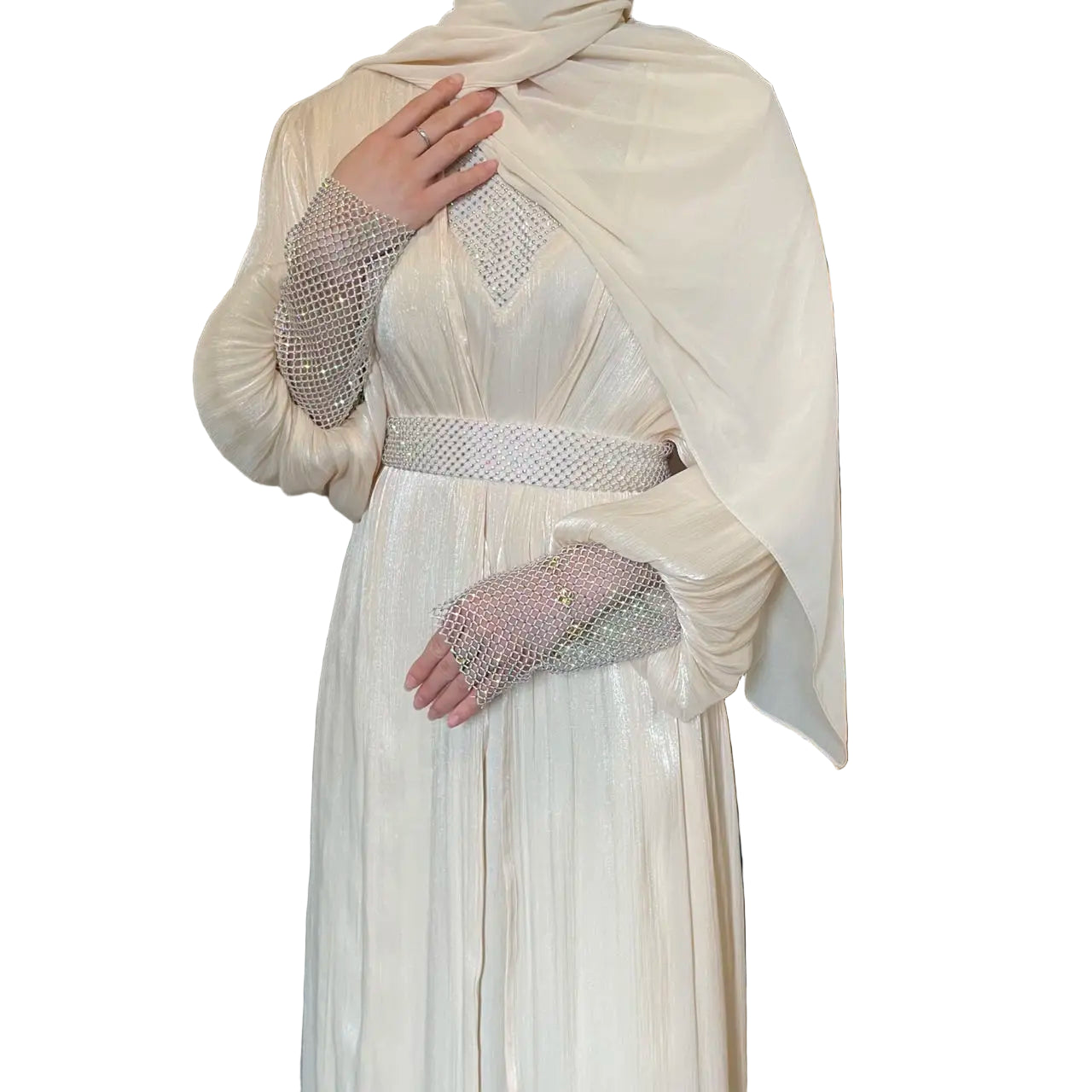Chiffon abaya- kaftan / klänning