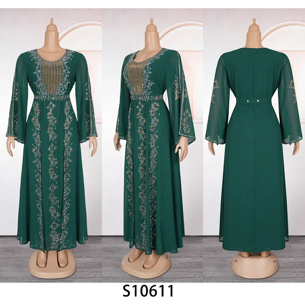 Lyxig abaya/kaftan - Klänning
