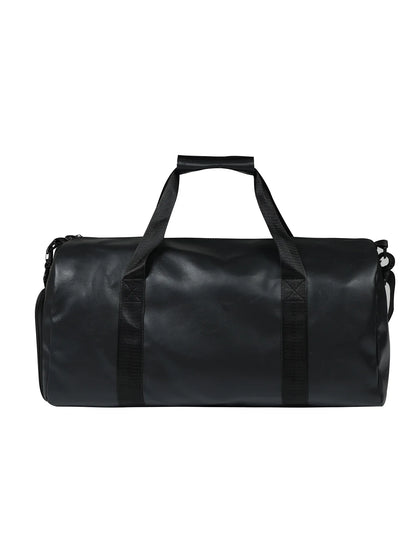 Veidoorn Large Capacity Gym Bag Waterproof Durable Dry and Wet Separation Sports Leather Bag Outdoor Travel Backpack