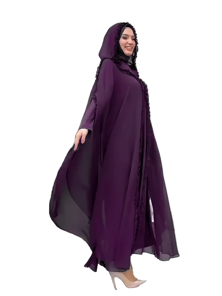 Khimar-klänning Abya – hel täckande